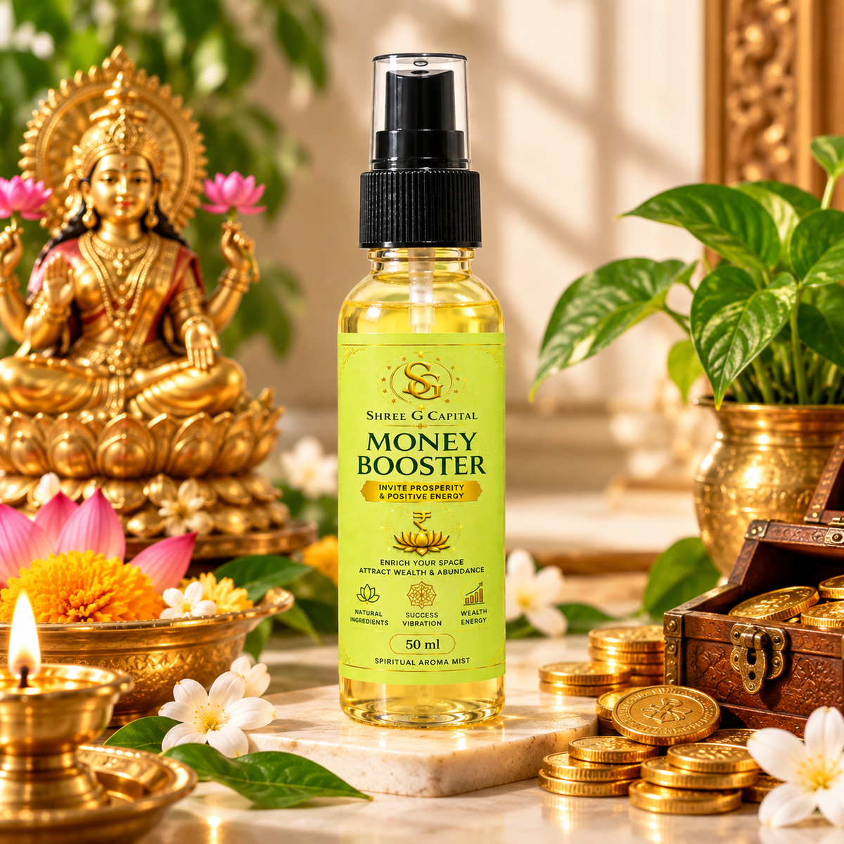 Money Booster Spray for Dhan Samriddhi (Buy 1 get 2 free)